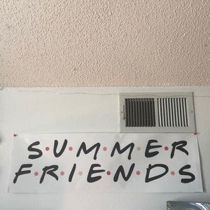 Summer friends poster